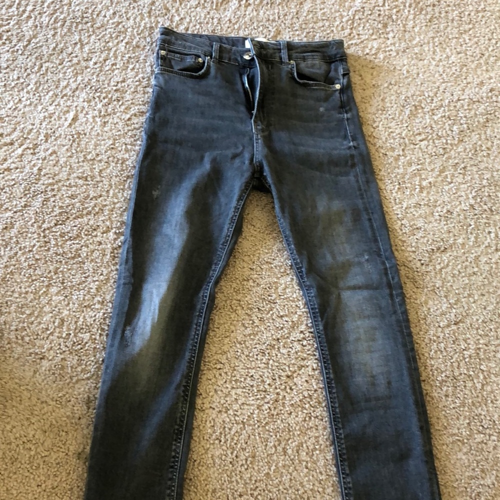 Zara Skinny Jean- Size 6 / charcoal grey / never worn